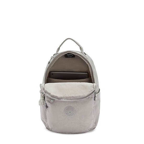 Kipling Seoul Small Klassiska Tablet Ryggsäck Grå | SE 1355XY